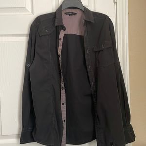 Straight Faded button down shirt size M